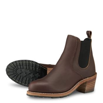 Red Wing Harriet Heeled Boot in Mahogany Oro-iginal Leather Laarzen Dames Chocola - 3392